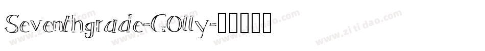 Seventhgrade-GOlly字体转换