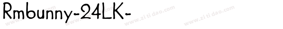 Rmbunny-24LK字体转换