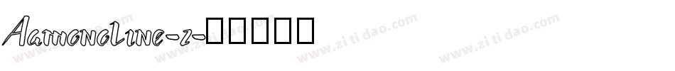 Aamonoline-2字体转换