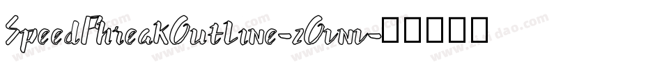 SpeedPhreakOutline-2Ovnv字体转换