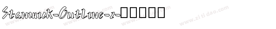 Stanwick-Outline-2字体转换
