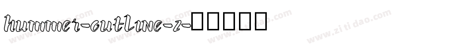 hummer-outline-2字体转换