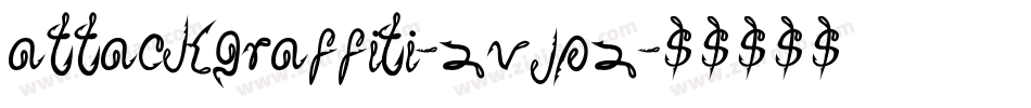 AttackGraffiti-ZVJPZ字体转换