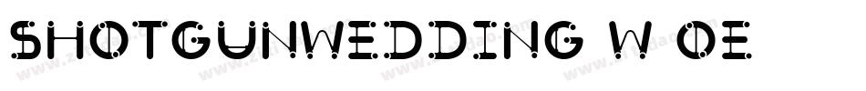 Shotgunwedding-W0OE字体转换