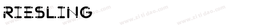 riesling字体转换