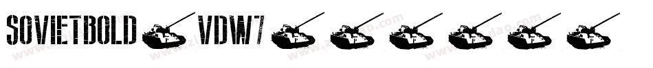 SovietBold-vDw7字体转换