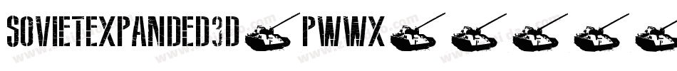SovietExpanded3D-PWwx字体转换