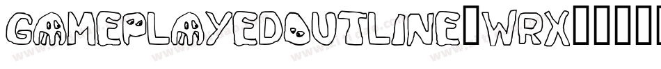 GamePlayedOutline-wrX8字体转换