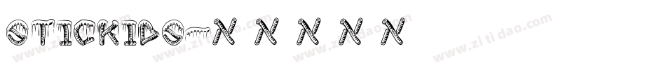 Stickids字体转换