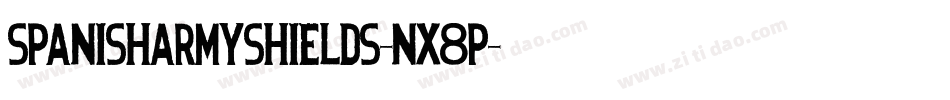 SpanishArmyShields-nX8P字体转换