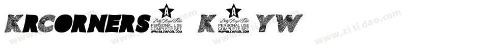 KrCorners2-K0YW字体转换