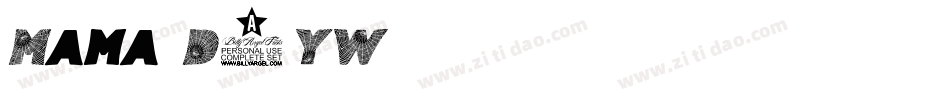 Mama-D0YW字体转换