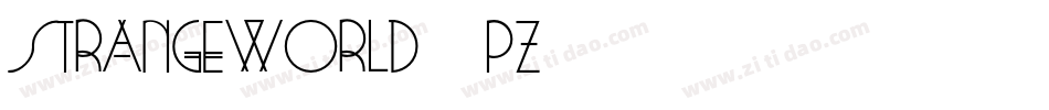 StrangeWorld-PZ72字体转换