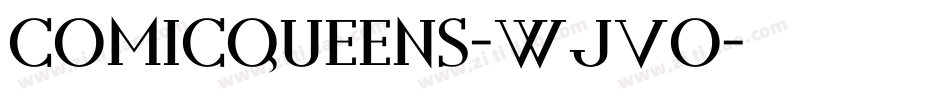 ComicQueens-WjVO字体转换