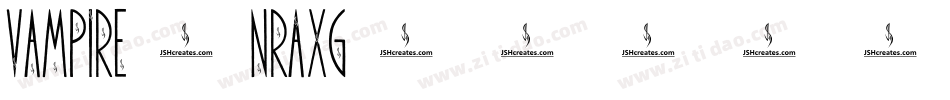 Vampire-nRAXg字体转换