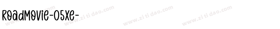 RoadMovie-O5Xe字体转换