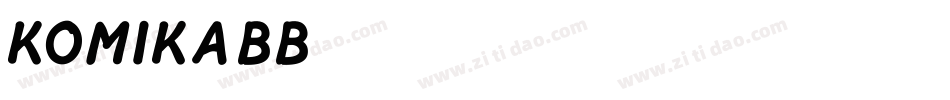KOMIKABB字体转换