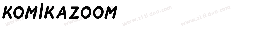 Komikazoom字体转换