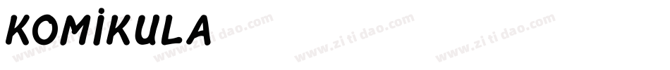 Komikula字体转换