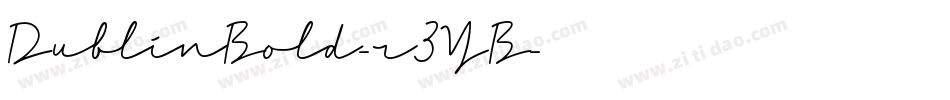 DublinBold-r3YB字体转换