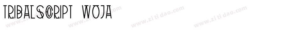 TribalScript-WOjA字体转换