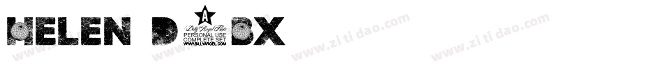 Helen-d1Bx字体转换