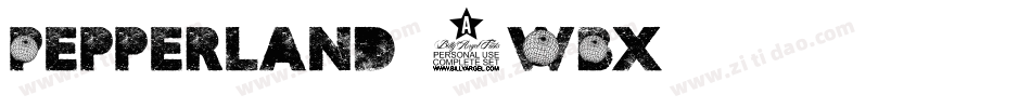 Pepperland-6WBx字体转换