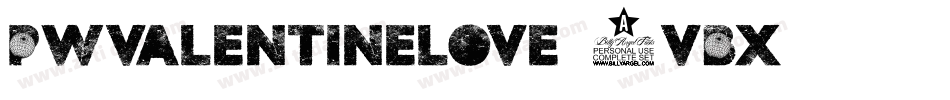 Pwvalentinelove-6vBx字体转换