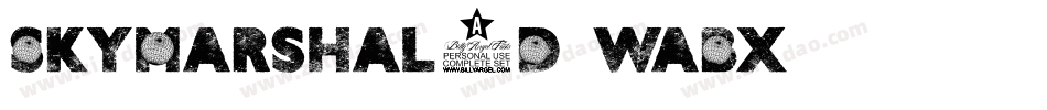 SkyMarshal3D-waBx字体转换