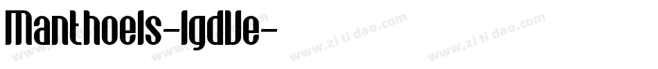 Manthoels-lgdVe字体转换