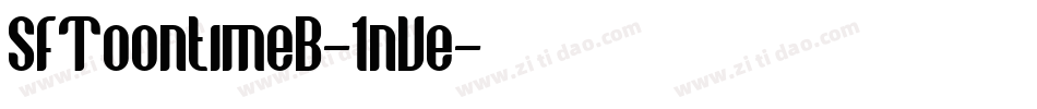 SfToontimeB-1nVe字体转换