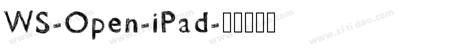 WS-Open-iPad字体转换
