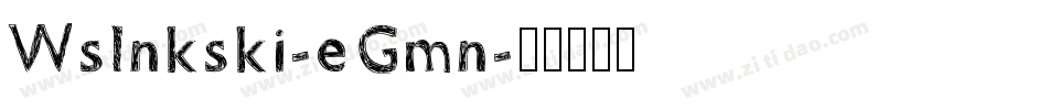 WsInkski-eGmn字体转换