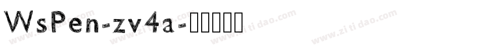 WsPen-zv4a字体转换