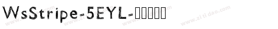 WsStripe-5EYL字体转换