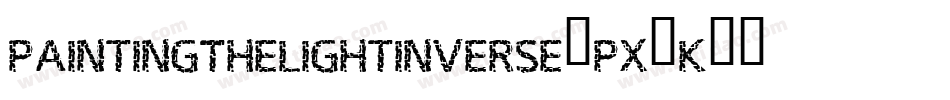 PaintingTheLightInverse-pX0K字体转换