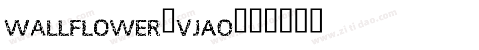 Wallflower-vjAO字体转换