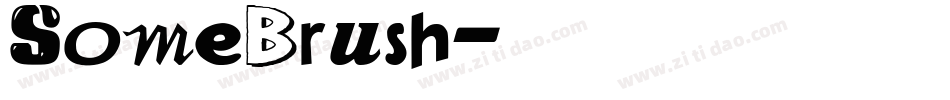 SomeBrush字体转换