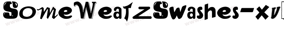 SomeWeatzSwashes-xvBm字体转换