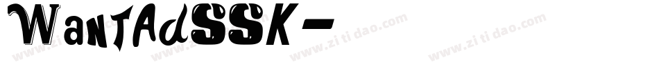 WantAdSSK字体转换