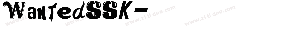 WantedSSK字体转换