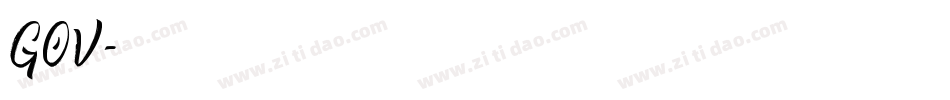 GOV字体转换