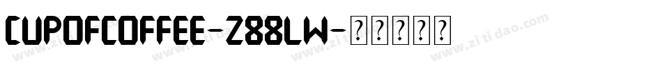 Cupofcoffee-z88lw字体转换