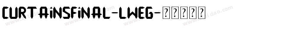 CurtainsFinal-LwEg字体转换