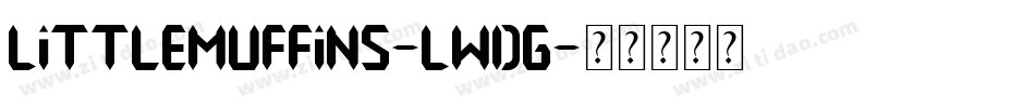 Littlemuffins-LwDg字体转换