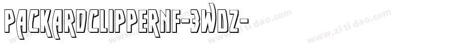 PackardClipperNf-3wDZ字体转换