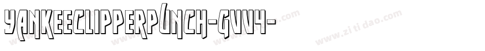 YankeeClipperPunch-gVV4字体转换