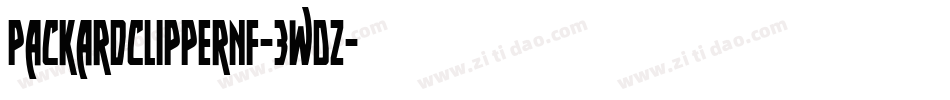 PackardClipperNf-3wDZ字体转换