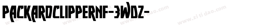 PackardClipperNf-3wDZ字体转换