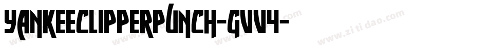 YankeeClipperPunch-gVV4字体转换